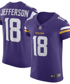 Justin Jefferson Minnesota Vikings  Home Vapor Elite Jersey  Purple
