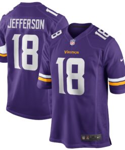 Justin Jefferson Minnesota Vikings  Player Game Jersey  Purple