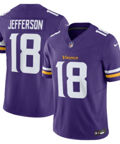 Justin Jefferson Minnesota Vikings  Vapor F.U.S.E. Limited Jersey  Purple 1
