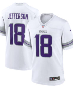 Justin Jefferson Minnesota Vikings  Youth Alternate Game Player Jersey  White