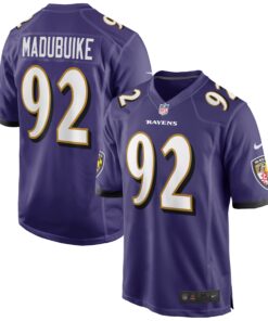 Justin Madubuike Baltimore Ravens  Game Player Jersey  Purple