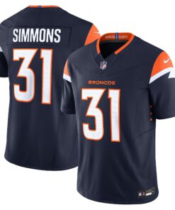 Justin Simmons Denver Broncos  Vapor F.U.S.E. Limited Jersey  Navy