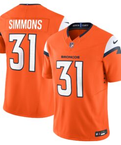 Justin Simmons Denver Broncos  Vapor F.U.S.E. Limited Jersey  Orange