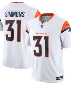 Justin Simmons Denver Broncos  Vapor F.U.S.E. Limited Jersey  White