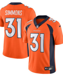 Justin Simmons Denver Broncos   Vapor Untouchable Limited Jersey  Orange