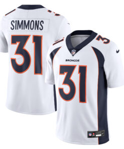 Justin Simmons Denver Broncos   Vapor Untouchable Limited Jersey  White
