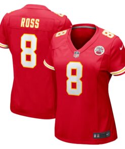 Justyn Ross Kansas City Chiefs  Women_s Home Game Player Jersey  Red 1