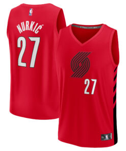 Jusuf Nurkic Portland Trail Blazers Fanatics Fast Break Replica Player Jersey - Statement Edition - Red
