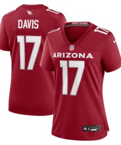 Kaden Davis Arizona Cardinals  Women_s Team Game Jersey   Cardinal