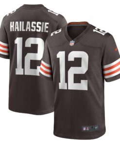 Kahlef Hailassie Cleveland Browns  Team Game Jersey   Brown 1