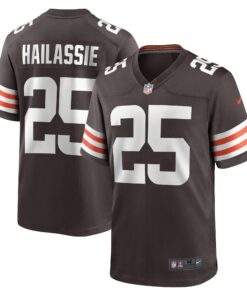 Kahlef Hailassie Cleveland Browns  Team Game Jersey   Brown
