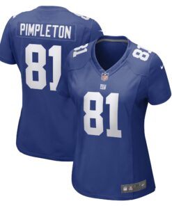 Kalil Pimpleton New York Giants  Women_s Game Player Jersey  Royal