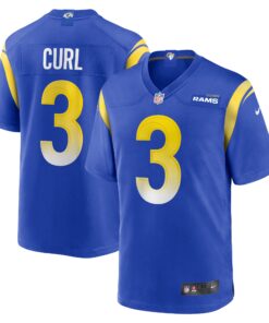 Kamren Curl Los Angeles Rams   Game Jersey   Royal