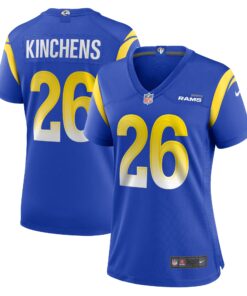 Kamren Kinchens Los Angeles Rams  Women_s  Game Jersey   Royal
