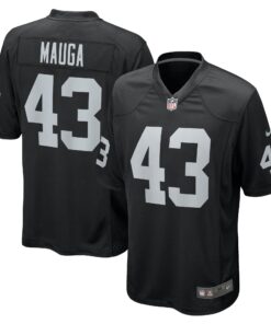 Kanai Mauga Las Vegas Raiders  Team Game Jersey   Black