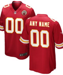 Kansas City Chiefs  Custom Game Jersey  Red