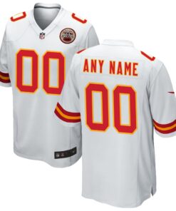 Kansas City Chiefs  Custom Game Jersey  White