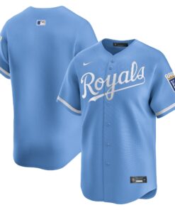  Kansas City Royals Alternate Limited Jerseynbspâ€“ Light Blue