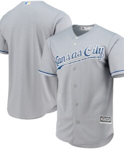 Kansas City Royals Majestic Team Official Jersey  Gray