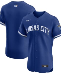 Kansas City RoyalsAlternate Vapor Premier Elite Patch Jersey  Royal