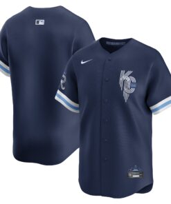  Kansas City RoyalsCity Connect Limited Jersey  Navy