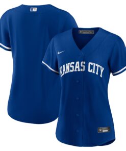 Kansas City RoyalsWomen_s Alternate Replica Team Logo Jersey  Royal