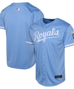 Kansas City RoyalsYouth Alternate Limited Jersey  Light Blue