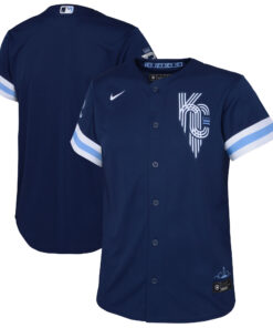 Kansas City RoyalsYouth City Connect Replica Jersey  Navy