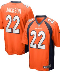Kareem Jackson Denver Broncos  Game Jersey  Orange