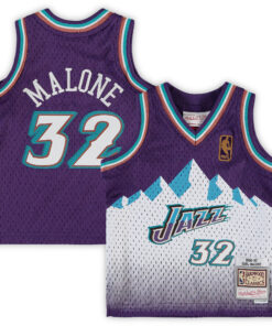 Karl Malone Utah Jazz Mitchell &amp Ness Infant 199697 Retired Player Jersey - Purple