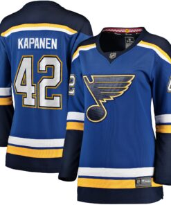 Kasperi Kapanen St. Louis Blues Fanatics Women_s Home Breakaway Player Jersey  Blue