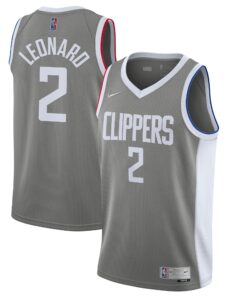 Kawhi Leonard LA Clippers 202021 Swingman Player Jersey Gray - Earned Edition