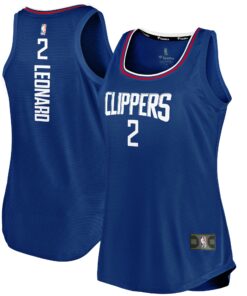 Kawhi Leonard LA Clippers Fanatics Women's Fast Break Player Movement Jersey Tank Top - Royal