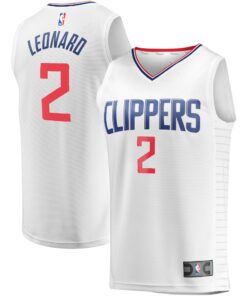 Kawhi Leonard LA Clippers Fanatics Youth Fast Break Player Jersey - Association Edition - White
