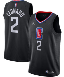 Kawhi Leonard LA Clippers Jordan Brand 202021 Swingman Jersey - Statement Edition - Black