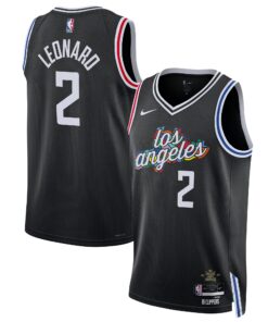 Kawhi Leonard LA Clippers Unisex 202223 Swingman Jersey - City Edition - Black