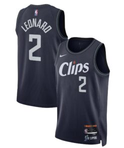 Kawhi Leonard LA Clippers Unisex 202324 Swingman Jersey - Navy - City Edition