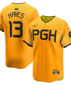 Ke_Bryan Hayes Pittsburgh PiratesCity Connect Limited Player Jersey  Gold
