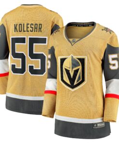 Keegan Kolesar Vegas Golden Knights Fanatics Women_s Alternate Breakaway Player Jersey  Gold