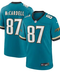 Keenan McCardell Jacksonville Jaguars  Prowler Throwback Retired Player Game Jersey  Teal