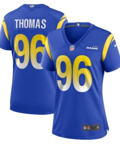 Keir Thomas Los Angeles Rams  Women_s Game Player Jersey  Royal