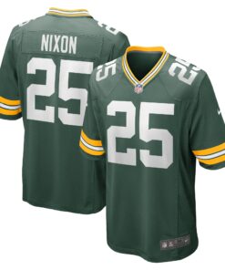 Keisean Nixon Green Bay Packers  Game Player Jersey  Green