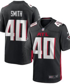 Keith Smith Atlanta Falcons  Game Jersey  Black