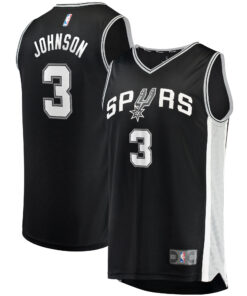 Keldon Johnson San Antonio Spurs Fanatics Fast Break Replica Jersey - Icon Edition - Black