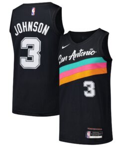 Keldon Johnson San Antonio Spurs Swingman Player Jersey - City Edition - Black