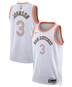 Keldon Johnson San Antonio Spurs Unisex 202324 Swingman Jersey - White - City Edition