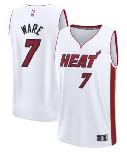 Kel'el Ware Miami Heat Fanatics Youth Fast Break Replica Player Jersey - Association - White Edition