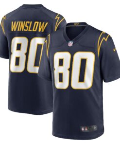Kellen Winslow Los Angeles Chargers  Retired Player Jersey  Navy