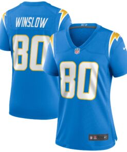 Kellen Winslow Los Angeles Chargers  Women_s Game Retired Player Jersey  Powder Blue