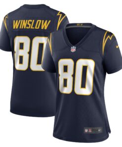 Kellen Winslow Los Angeles Chargers  Women_s Retired Player Jersey  Navy